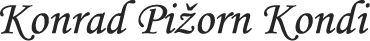 Konrad Pižorn Kondi